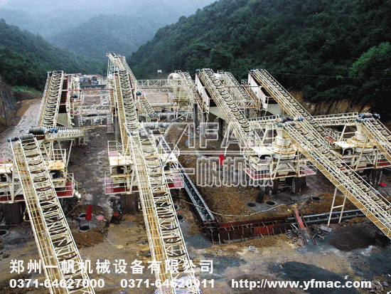 中国最大的民用机制砂生产线