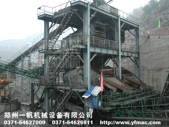 汉江蜀河电站碎石生产线
